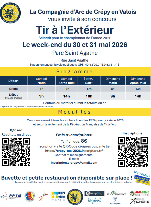 Concours TAE Estival 2026