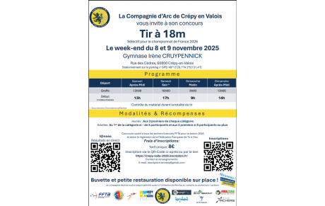 Concours Tir à 18m